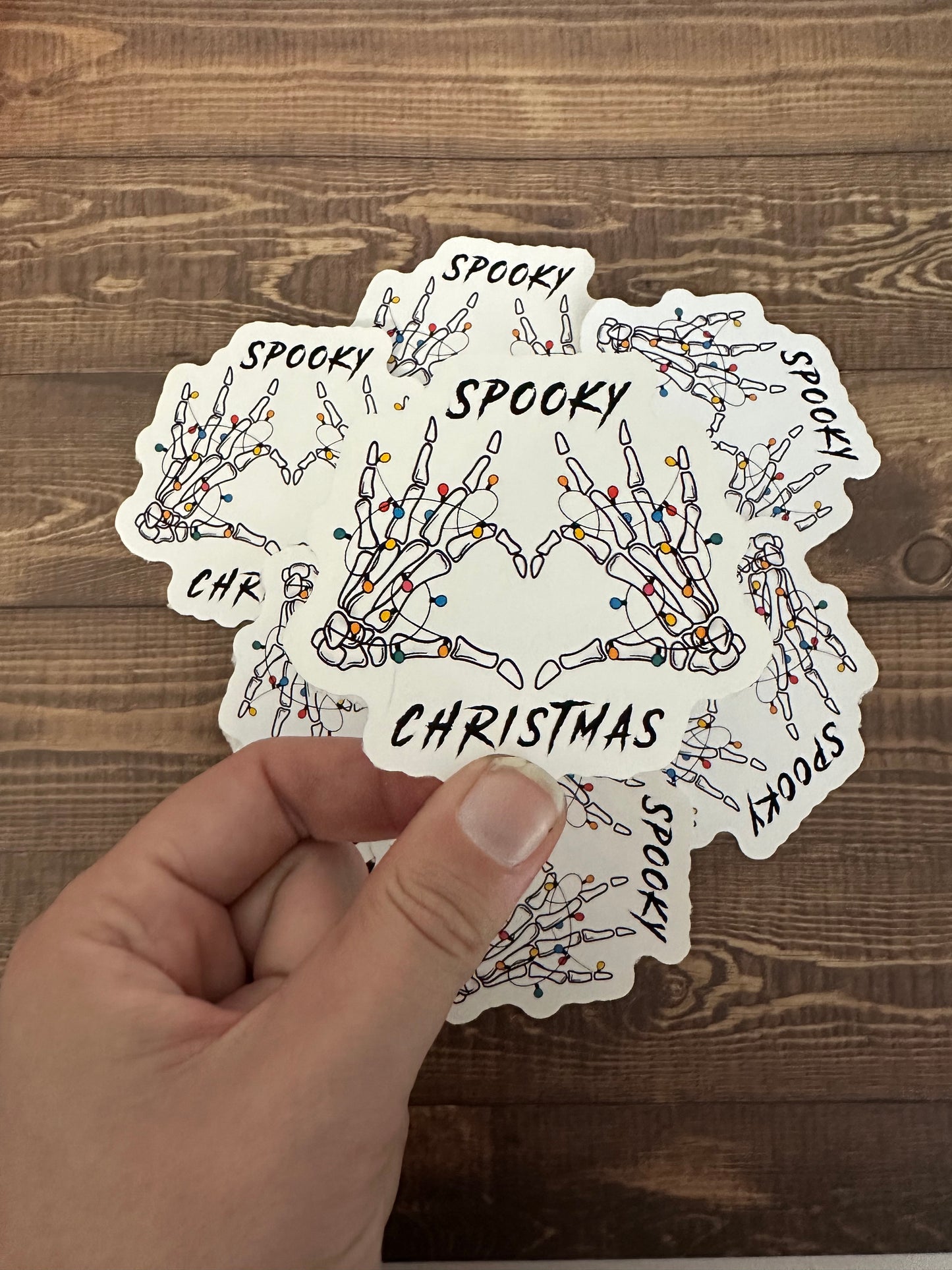 Spooky Christmas Sticker