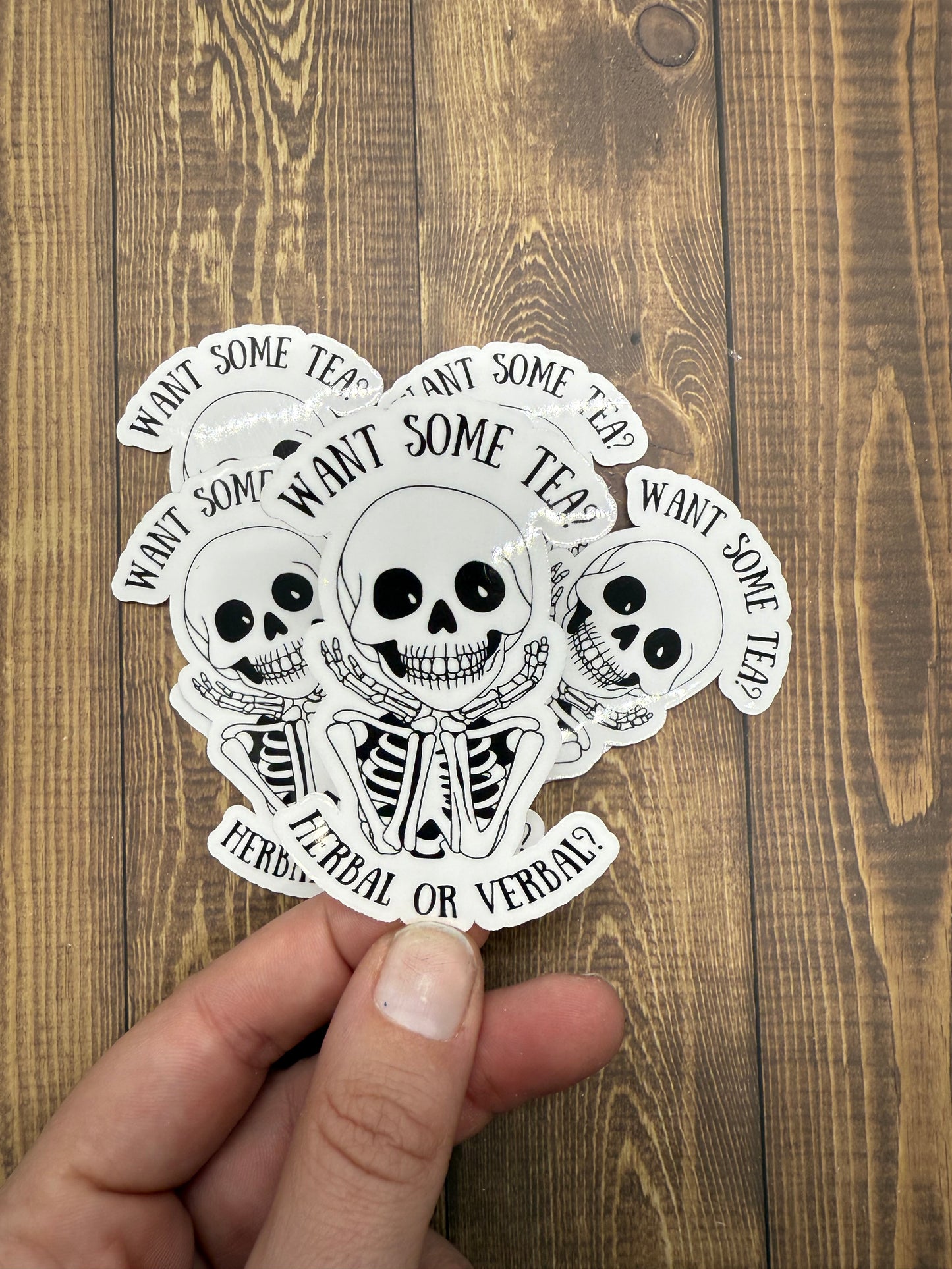 Want Some Tea Sticker