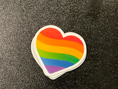 Pride Heart Stickers