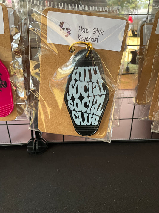 Anti Social Social Club Keychain