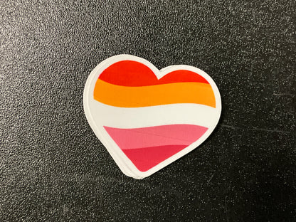 Pride Heart Stickers
