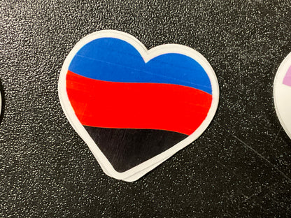 Pride Heart Stickers