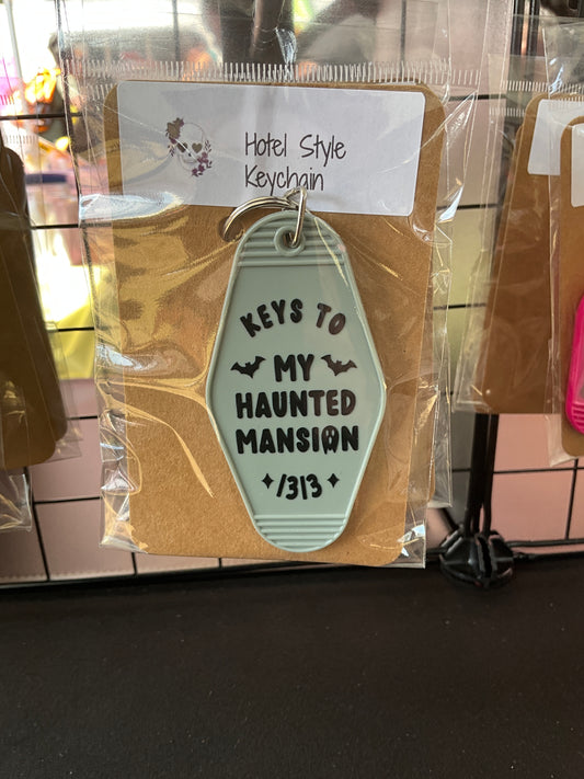 Keys to my Haunted Mansion Keychain