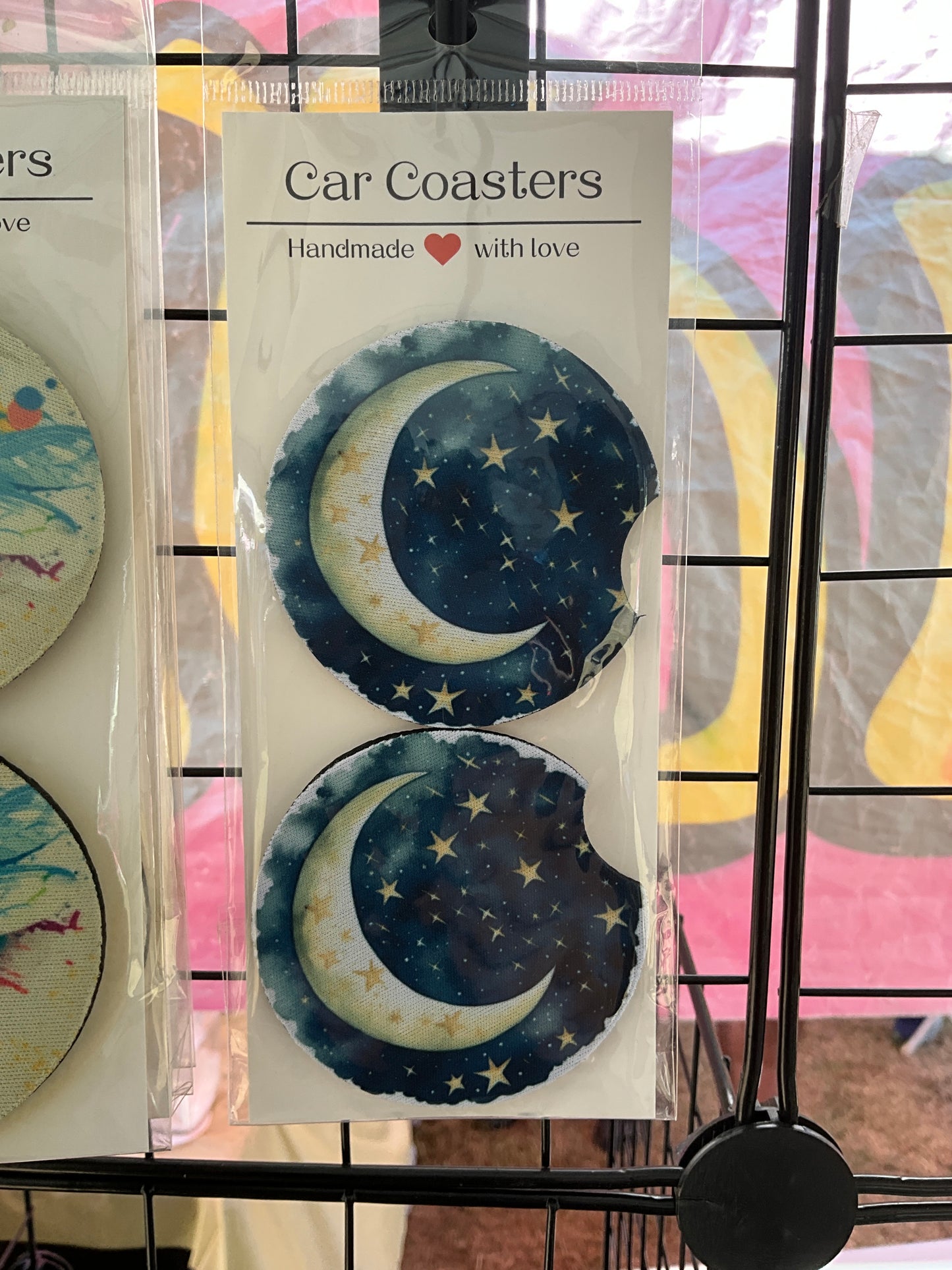 Blue Moon car Coaster