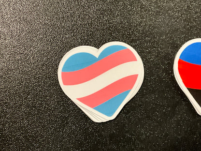 Pride Heart Stickers