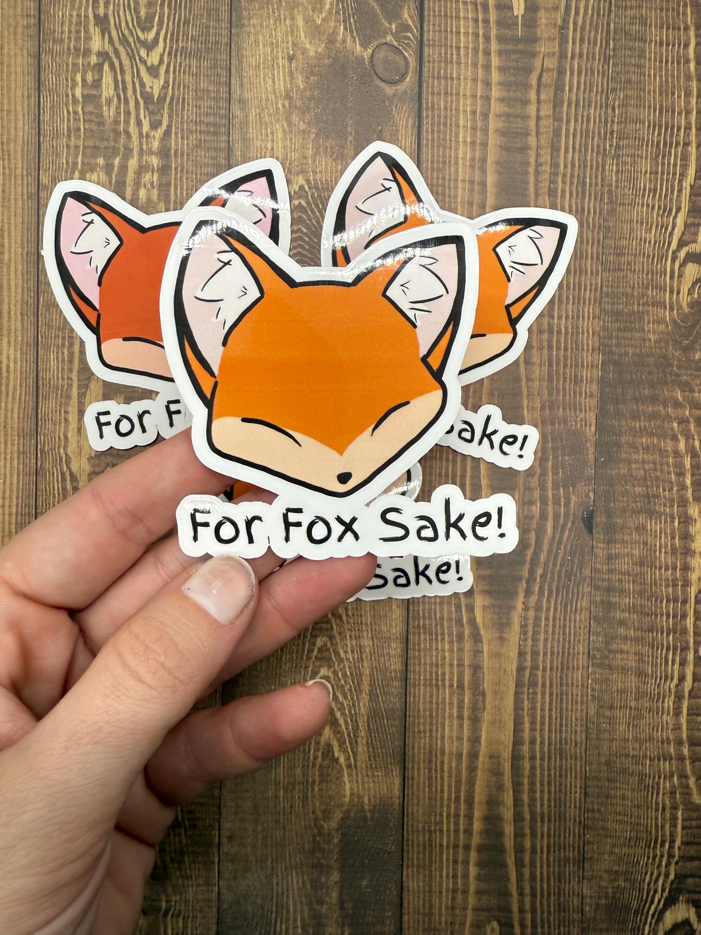 For Fox Sake Sticker