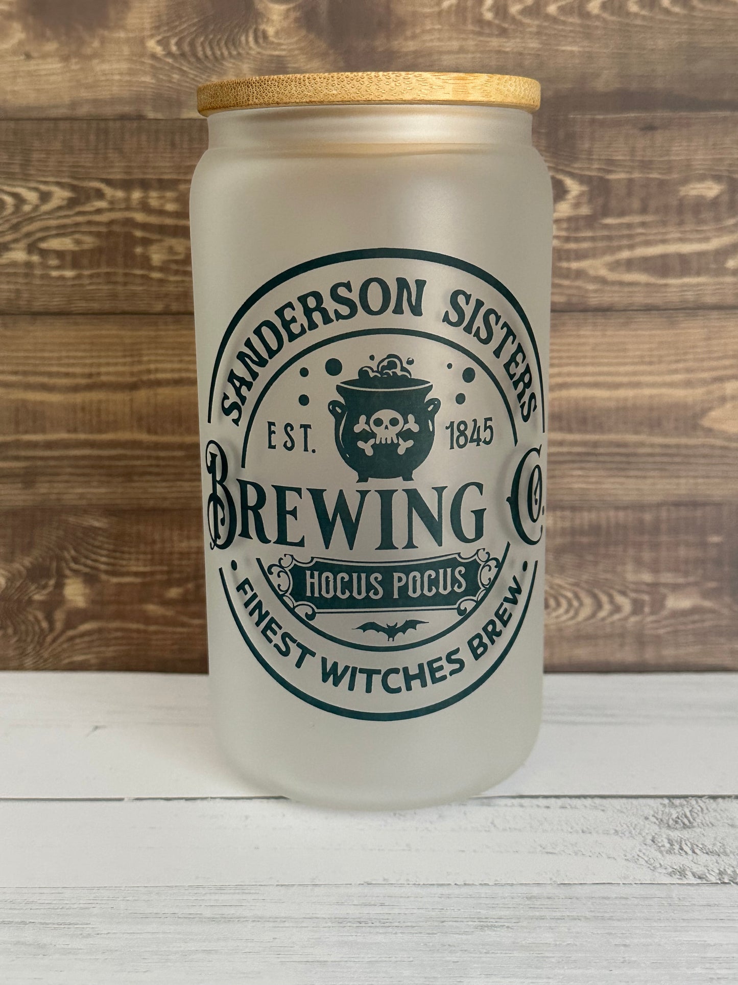 16 oz. Sanderson Brewing Company Glass Can Cup
