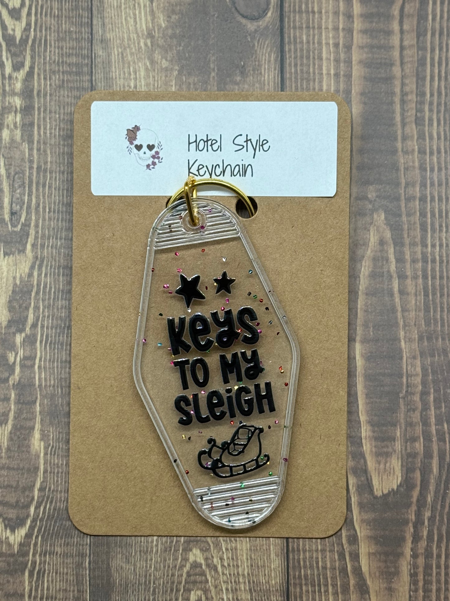 Keys to my Sleigh Keychain