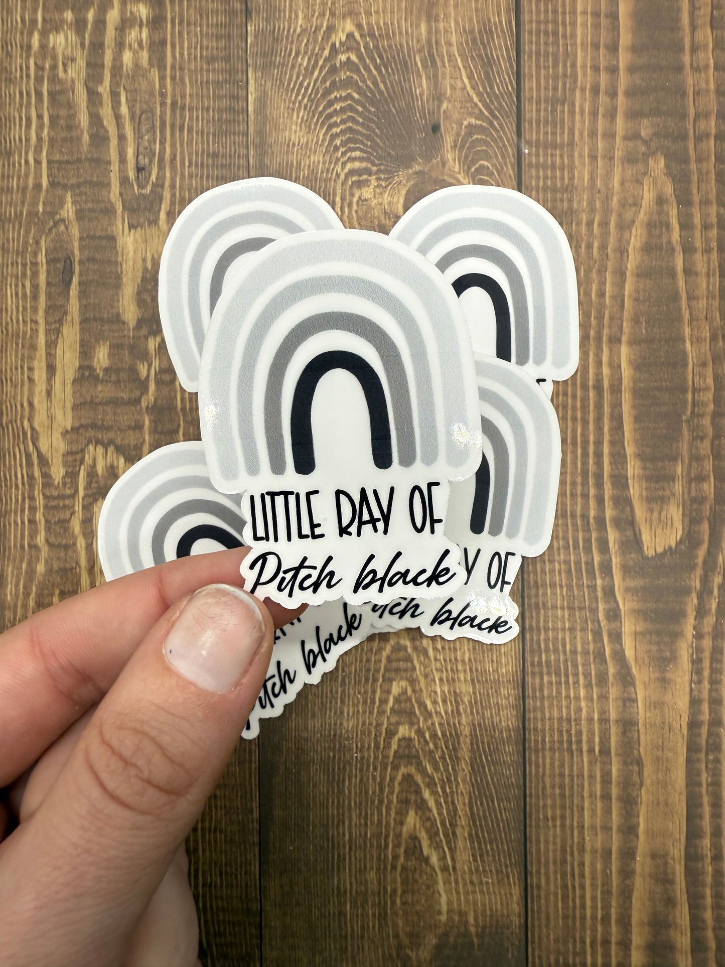 Little Ray of Pitch Black Sticker